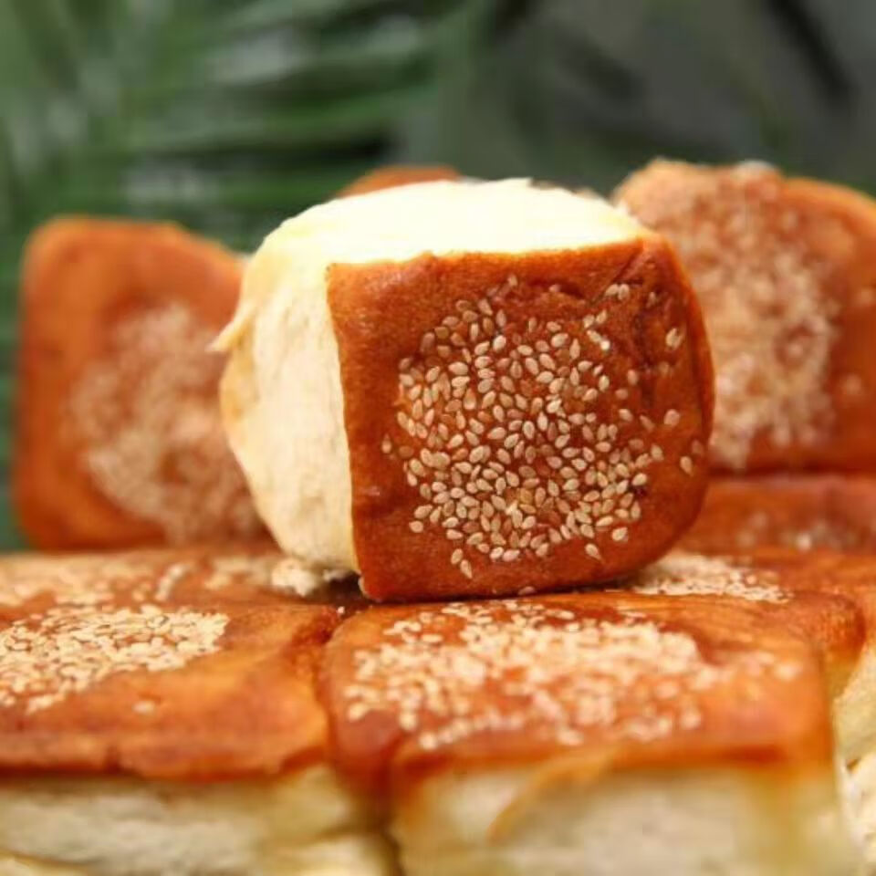 脆底蜂蜜小面包 蜂蜜小面包脆底老式手工现做面包零食即食糕6个 原味