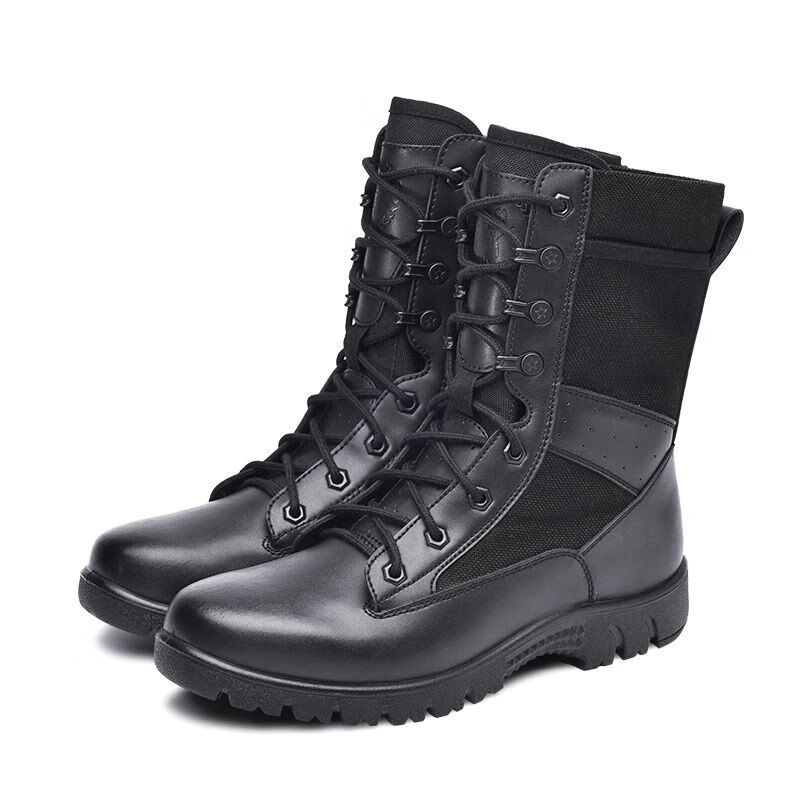 17式作战鞋 3515超轻作战男靴陆战靴透气作战靴高帮作训靴 17冬季款