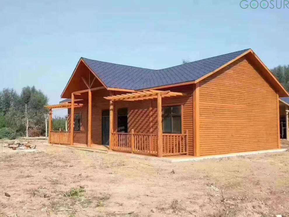 班奇盾室外移动房子防腐木组装移动小木屋别墅民宿乡村农家乐小房子