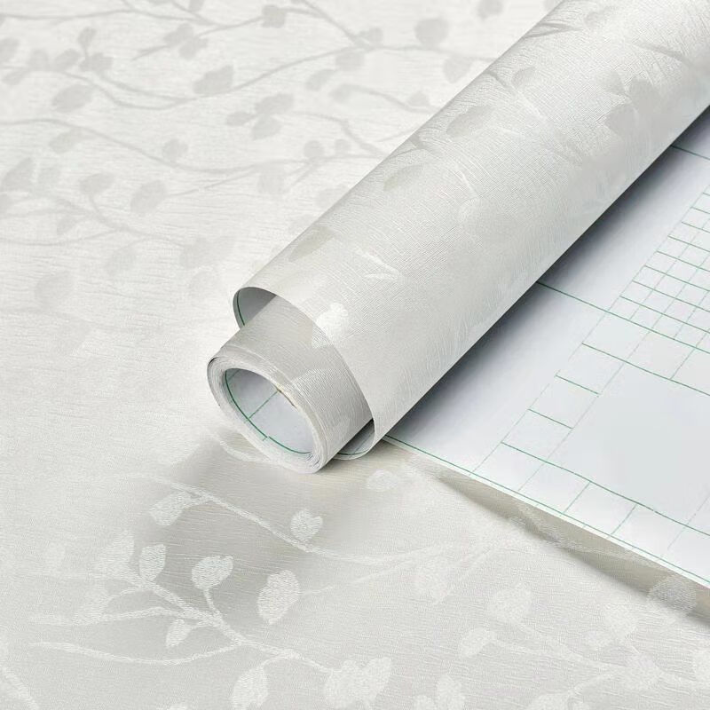 纯白色自粘墙纸防水防潮可擦洗卧室温馨自贴壁纸家具翻新宿舍贴纸m