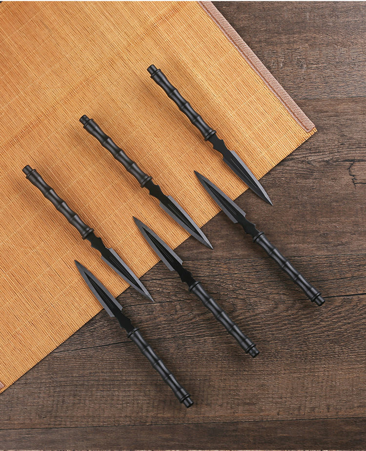 唐门飞镖针暗器直飞旋飞飞针手里剑飞刀子不锈钢金 吕蒙 2支裸装