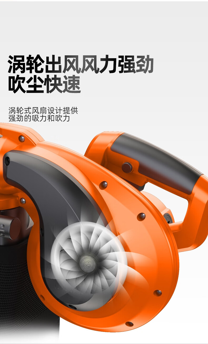 吹风机大功率电动吹吸两用鼓风机工业除尘器强力吹灰机经典款大功率吹