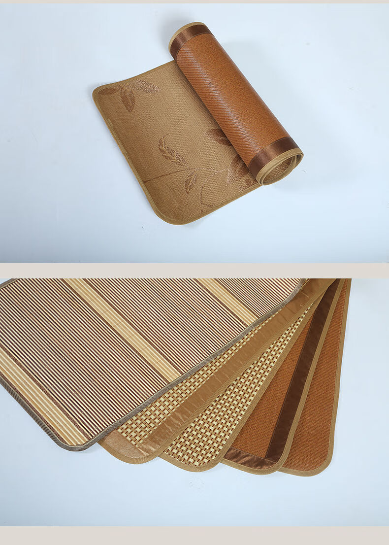 凉席竹席藤席夏季沙发垫凉垫冰丝席单人沙发垫单人床宿舍床席小边冰丝