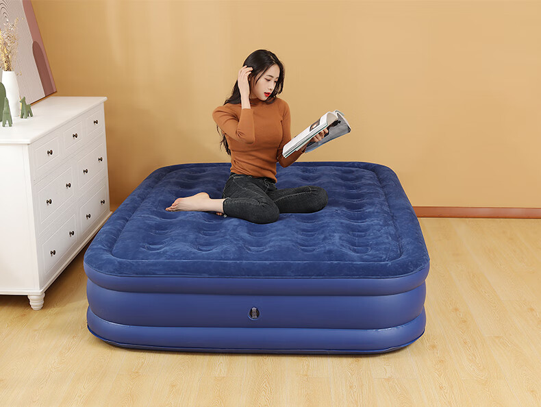 充气床垫折叠露营单人双人加大加厚靠背卧室家用电动单人1867322cm