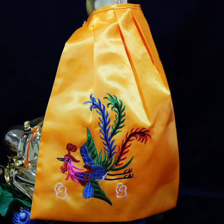 佛衣小款佛像披风佛袍莲花双龙凤斗篷佛观音关公财神神像衣服黄色双龙