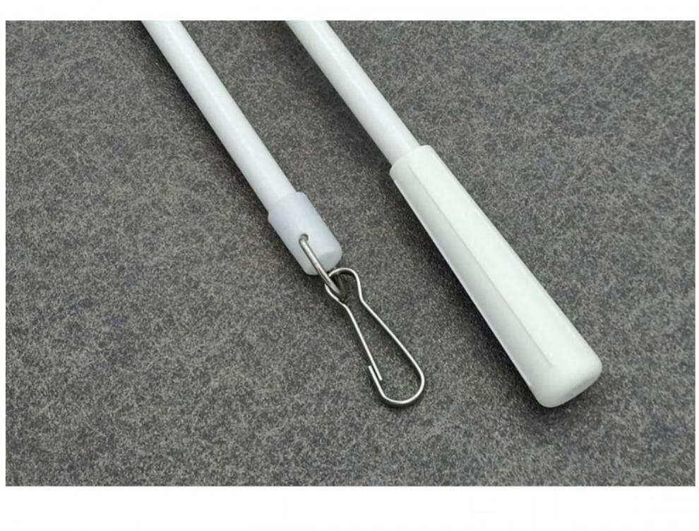 窗帘拉杆拉棒宾馆工程窗帘手拉杆铝合金家用窗帘轨道拉杆加长手动拉棒