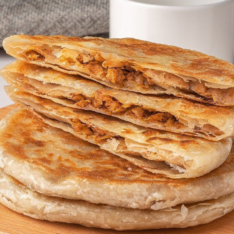 三全牛肉馅饼 10个酥皮馅饼猪肉大葱懒人早餐夜宵冷冻半成品1100g