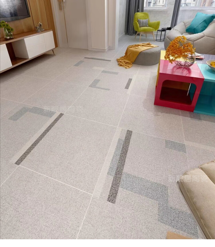 亚麻地毯砖亚麻砖600x600阳台仿古墙砖客厅防滑地板砖卧室书房布纹