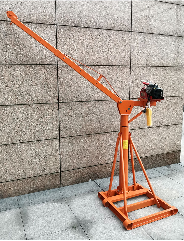 电葫芦220v小吊机家用提升机移动式电动起重机便携小型随车上料机 1吨