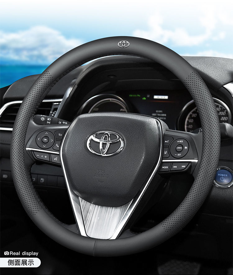 2021款丰田汽车方向盘套卡罗拉汉兰达专用汽车方向盘套四季通用防滑把