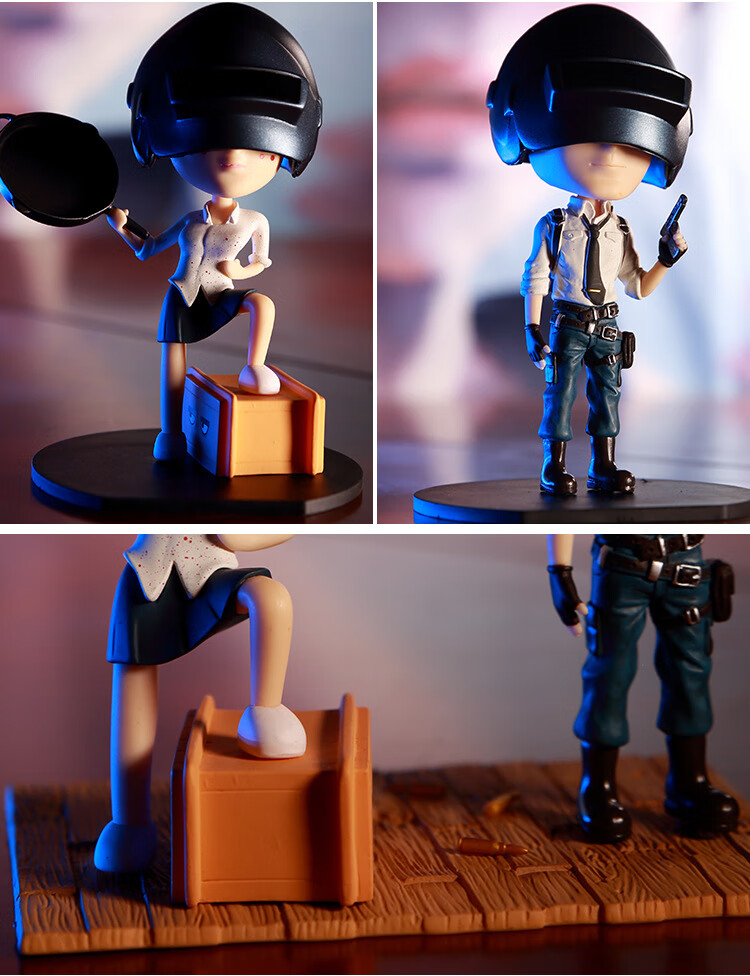 和平精英手办炽羽金尊和平精英绝地求生车载摇头公仔模型吃鸡玩具98k