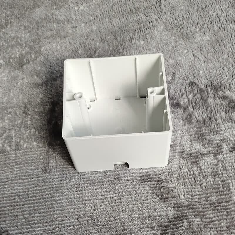 86型明装底盒浴霸开关专用阻燃家用开关插座通用接线盒明线盒子 两只