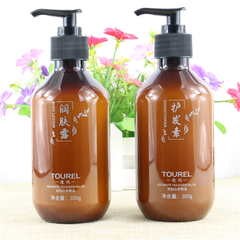 精选好物两面针途悦白茶精油香洗发水300gml毫升沐浴护发润肤露兰恬纪