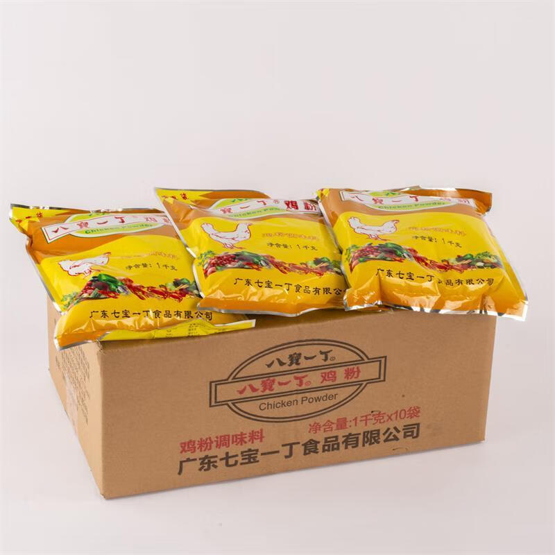 八宝一丁鸡粉八宝一丁鸡粉1kg10袋广东潮汕砂锅粥烧烤麻辣烫调味料一