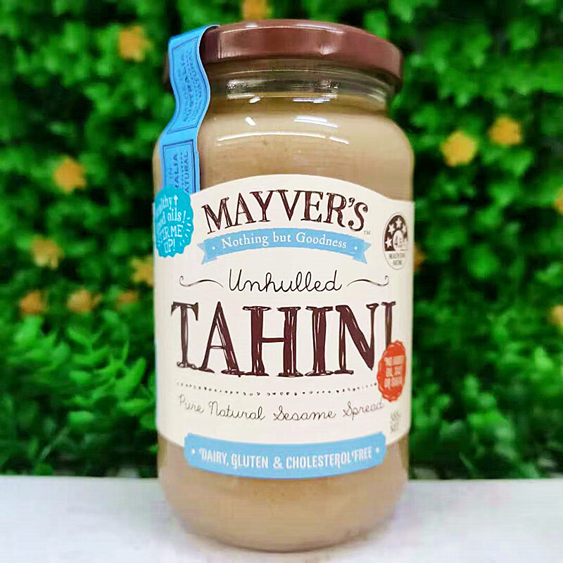 澳洲美沃斯花生酱芝麻酱mayverspeanutbuttersesamepastesauce脆粒