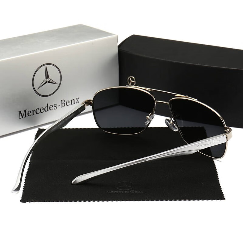 梅赛德斯奔驰太阳镜男4s店新款铝镁偏光镜士眼镜户外驾驶开车墨镜