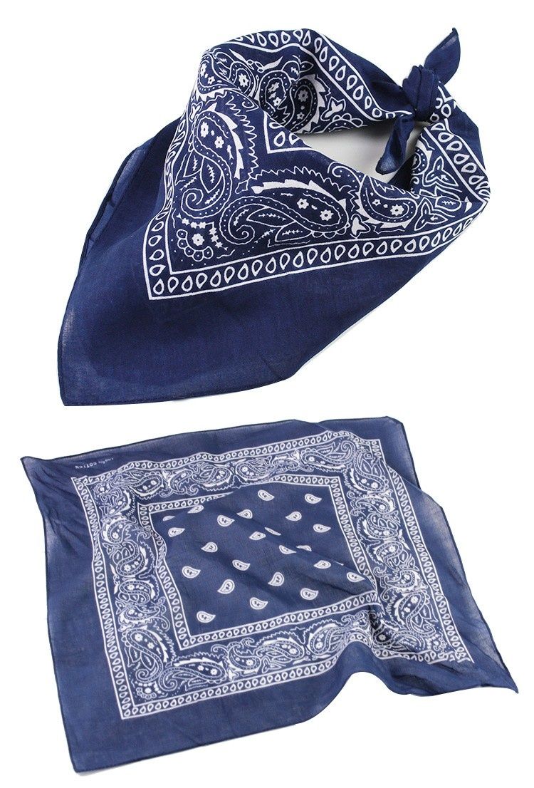 黑泽木腰果花方巾方巾复古腰果花街舞头巾嘻哈发带巾定制音乐节活动