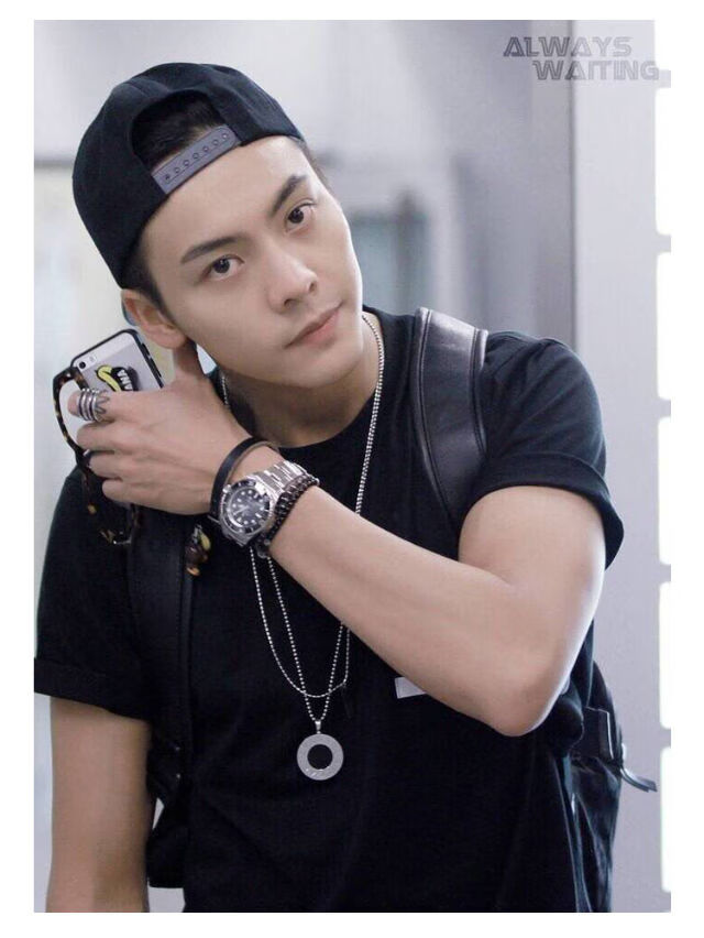 帽子男韩版春夏季棒球帽陈伟霆同款手掌弯檐鸭舌帽女遮阳黑色韩版