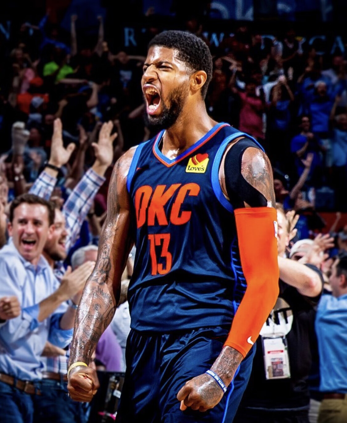 滕讯体育旗舰同款泡椒保罗乔治球衣步行者快船雷霆13号全国滕讯体育