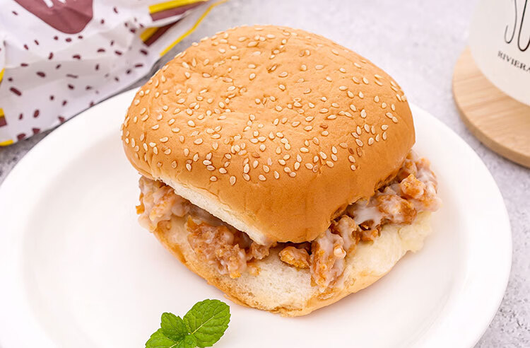 鸡肉营养早餐汉堡整箱即食家庭装切片软面包代餐懒人小零食 比格汉堡