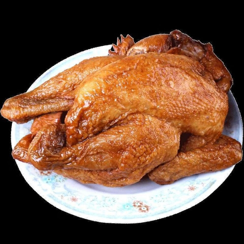 德州正宗五香扒鸡德州特产整箱整只鸡熟食鸡腿1袋五香卤扒鸡