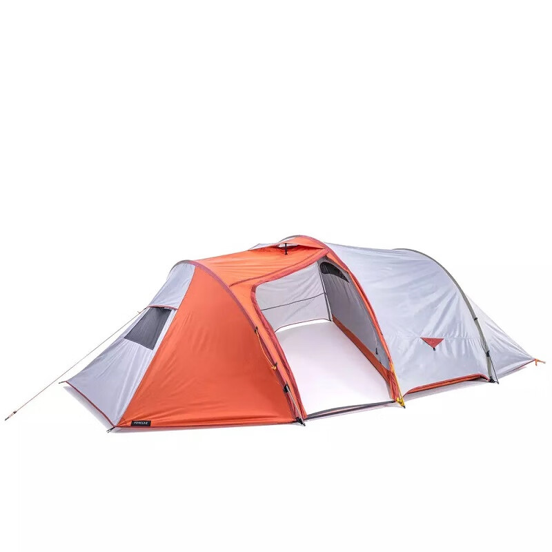 迪卡侬(decathlon)trek500双人户外野营帐篷三季隧道式帐篷超轻铝杆