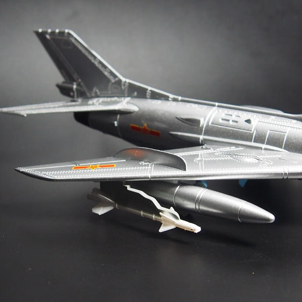 1:72歼6战斗机模型合金仿真飞机摆件退伍纪念品静态成品航模 172歼6