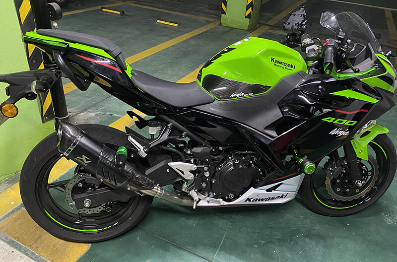 适用于摩托车川崎小忍者ninja400排气管z400中段改装排气配件全段