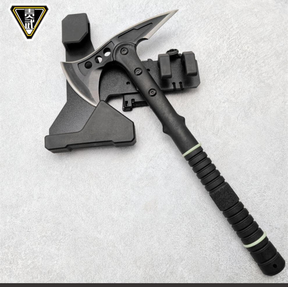 战术斧头防身生存装备战备应急工具劈柴营地工兵斧定制禧乐宁消防手斧