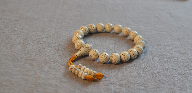 欧凯伦天然海南籽星月菩提单圈18颗21颗手串佛珠正月园珠菩提子念珠