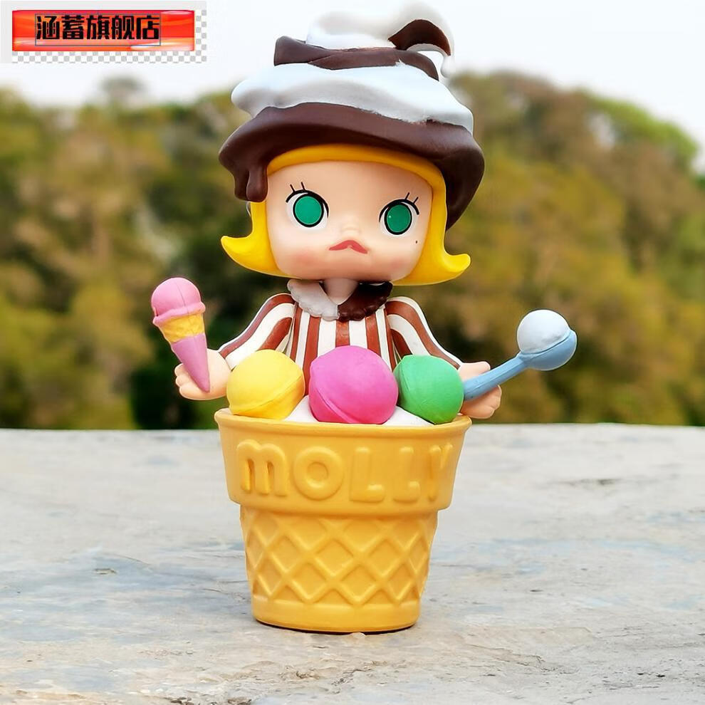 茉莉的盲盒女孩2021网红新款molly祖国版女生礼物公仔 随机1个 茉莉的