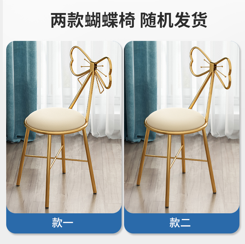 梳妆台轻奢卧室现代简约化妆台感ins新款小型化妆桌 60cm 单桌款 组装