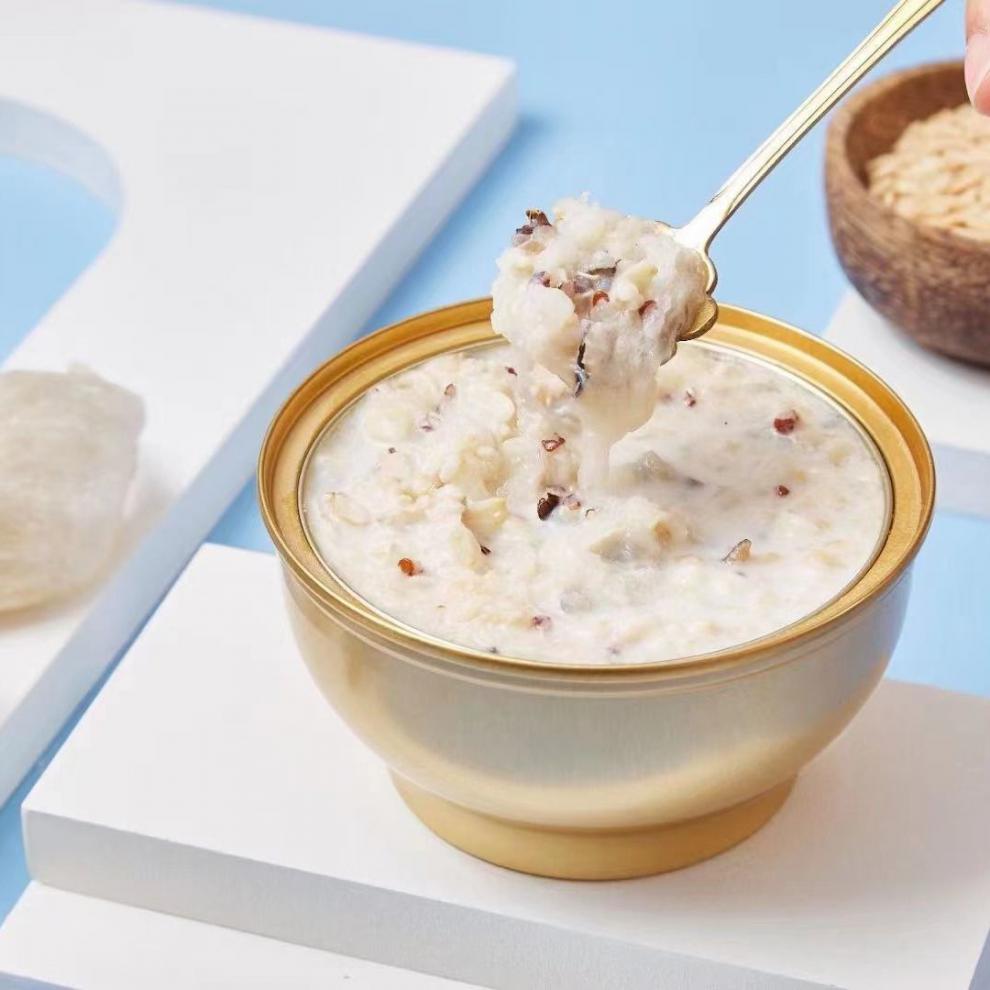 十二夏天燕窝牛奶黑米粥 1碗*252g【6碗装】黑米牛奶燕窝粥碗装营养