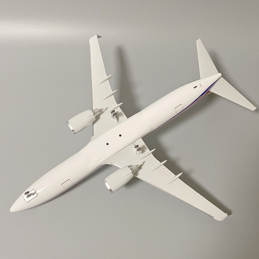 中国波音空军737800飞机模型47cm带轮带灯客机仿真航模737高配版带灯