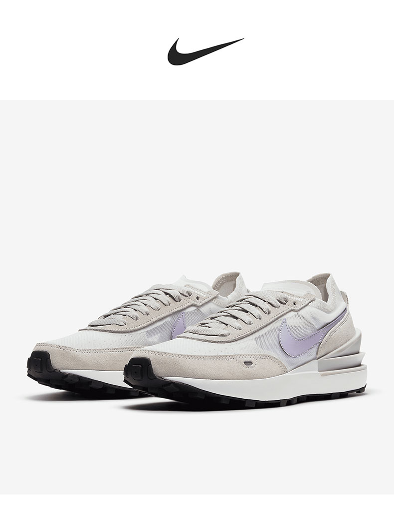 nike耐克女鞋夏季新款运动鞋小sacai低帮解构华夫鞋纱网侧透跑步休闲