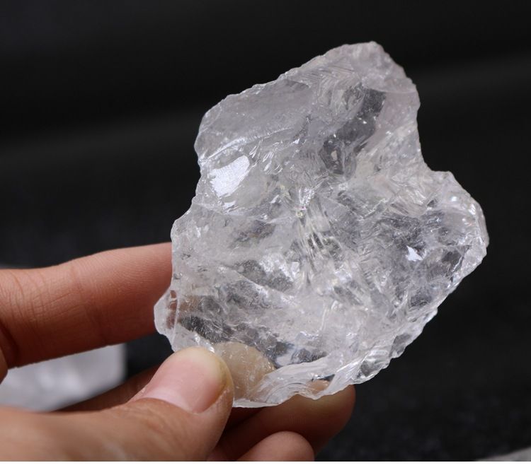 石英石矿物矿石标本白水晶原石二氧化硅矿石硅石标本科普教学标本 19.