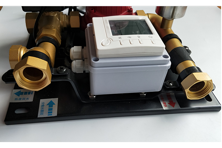 水泵自动混水中心地暖手动混水地暖混水中心循环泵恒温控温 手动混水