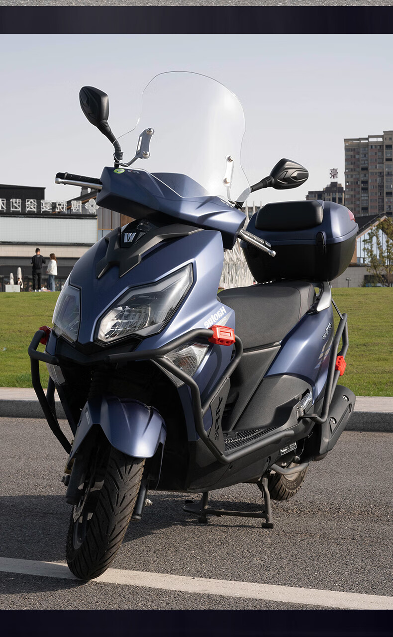 豪爵afr125摩托车挡风玻璃适用可调节踏板车前板风挡uy125风挡配件