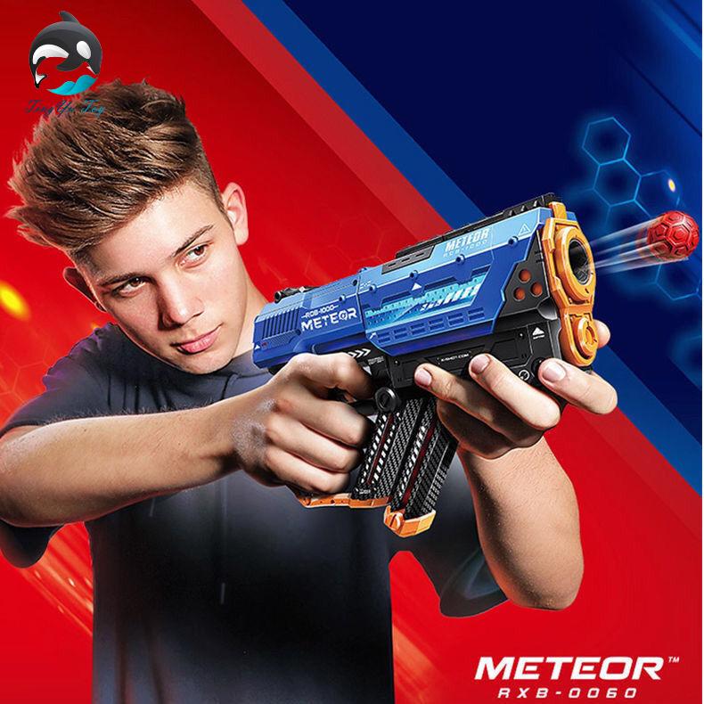 xshotzuru儿童枪发射器软弹训练玩具手动连发冲锋左轮枪发射软枪 3613