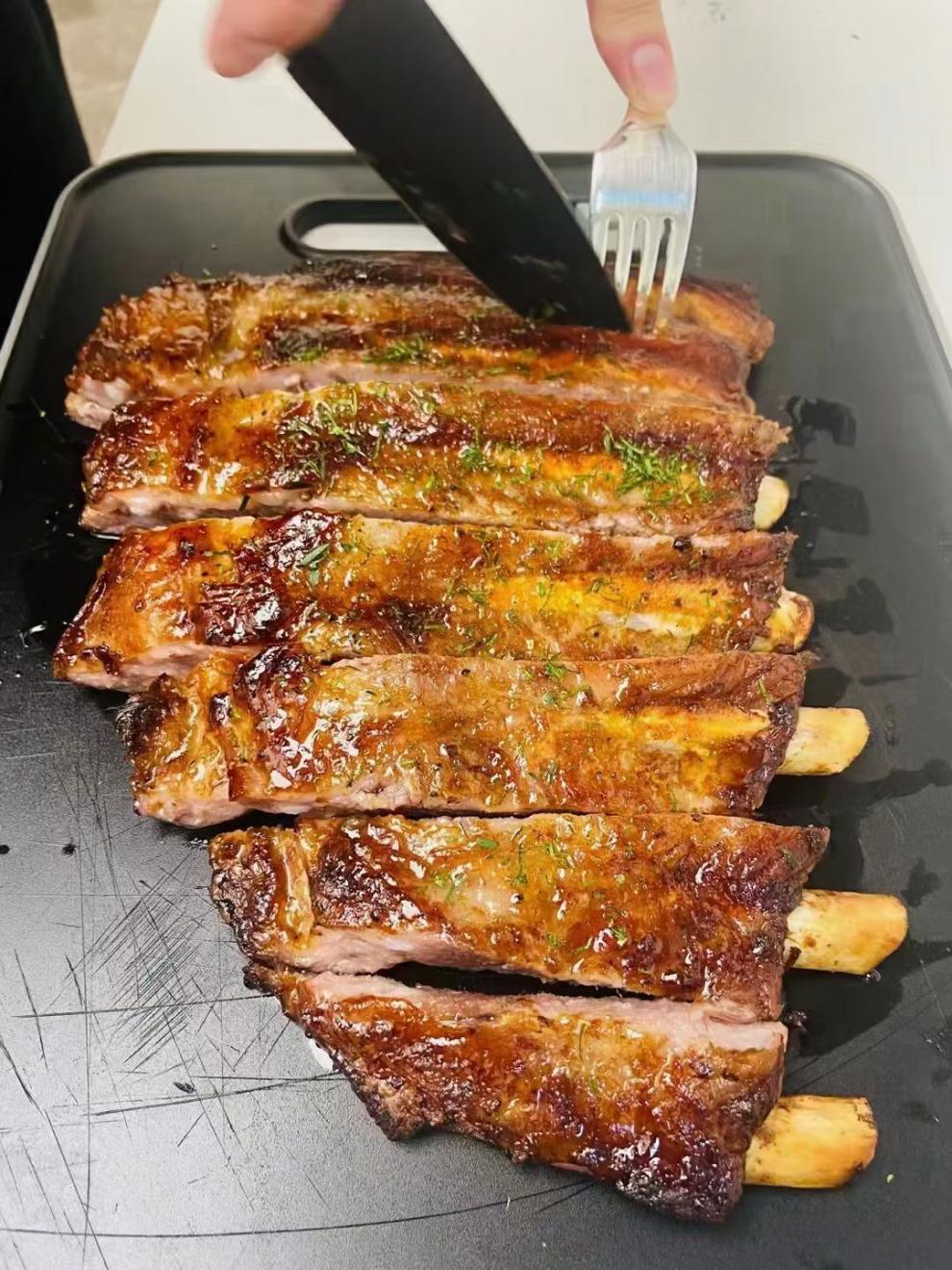 伊比利亚黑猪肋排 伊比利亚黑猪肋排 多规格 西班牙橡果肋排整箱 新鲜