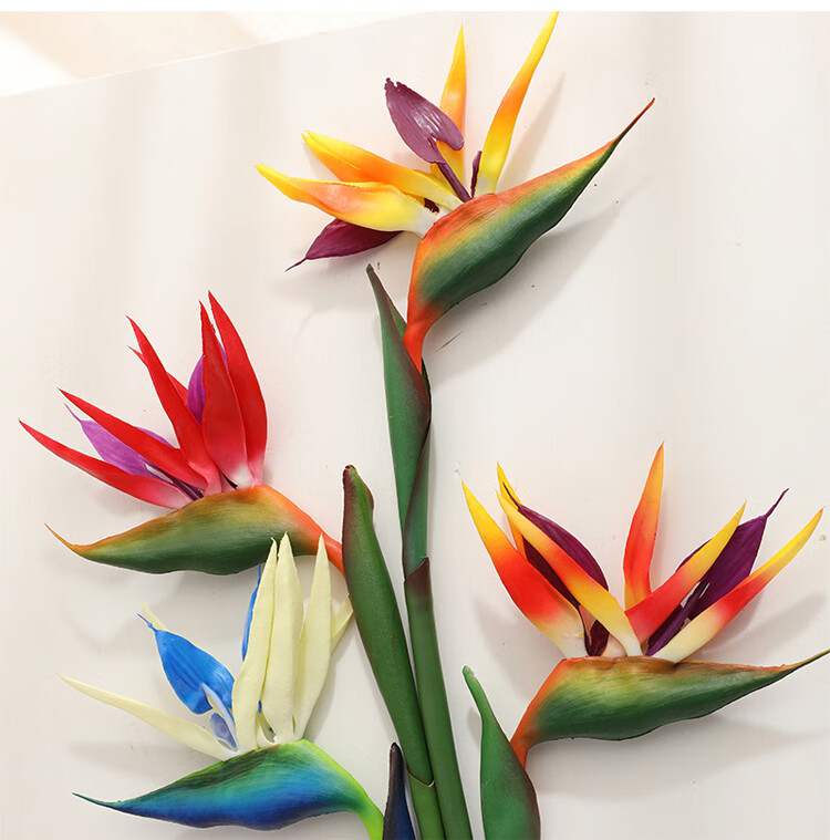 易豹 天堂鸟仿真花插花假天堂鸟仿真花塑料花假花落地仿真鹤望兰绿植