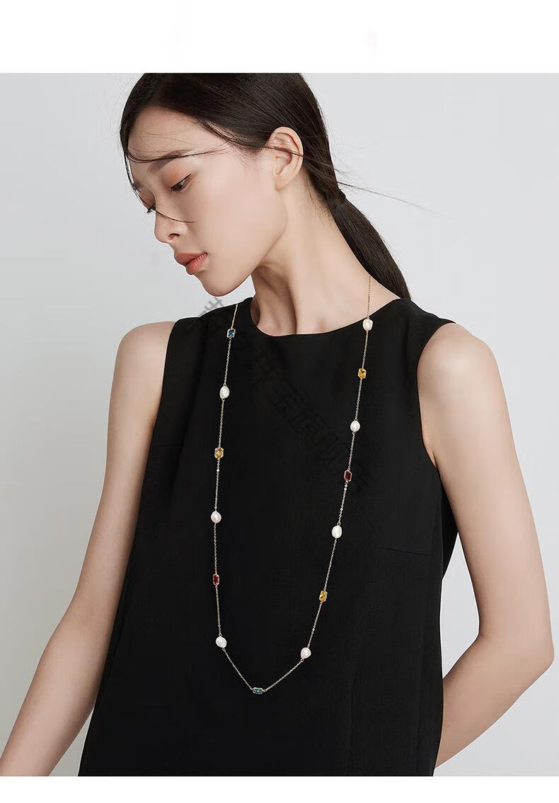 合金毛衣链长款百搭衣服链子项链女2021年高档装饰配饰挂件哲女