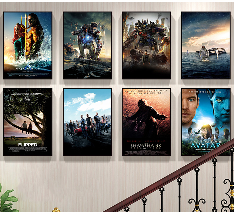 霜魄欧美经典电影海报现代简约客厅背景墙挂画房间卧室墙面壁画星际