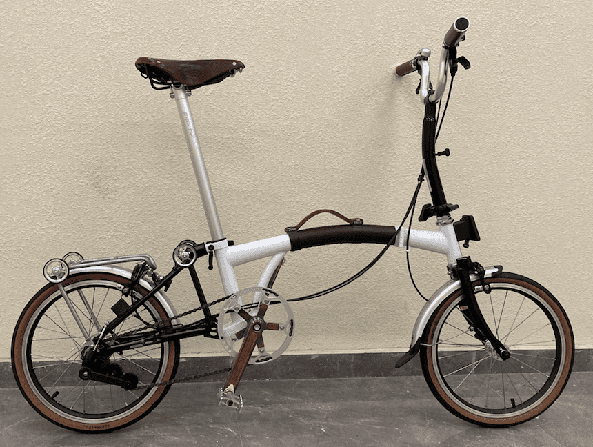 国产小布折叠车2022国布3sixty折叠车复古小布折叠车休闲单车套餐十