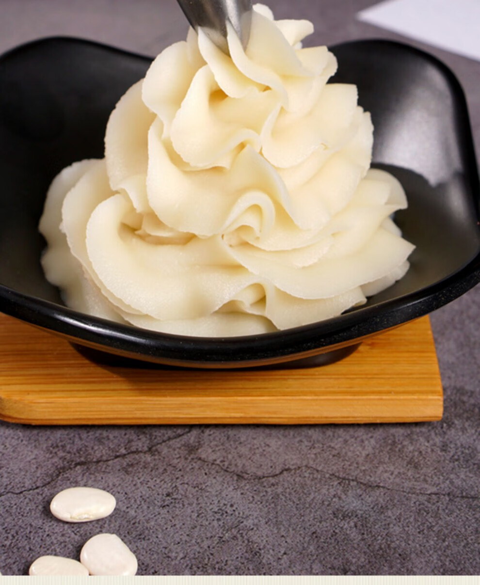 力创白豆沙馅白芸豆水性馅料家用粽子材料韩式裱花和果子材料 精品白