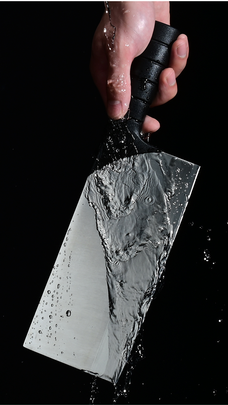 5cr13mov菜刀家用厨房刀具不锈钢切肉刀护手菜刀女士专