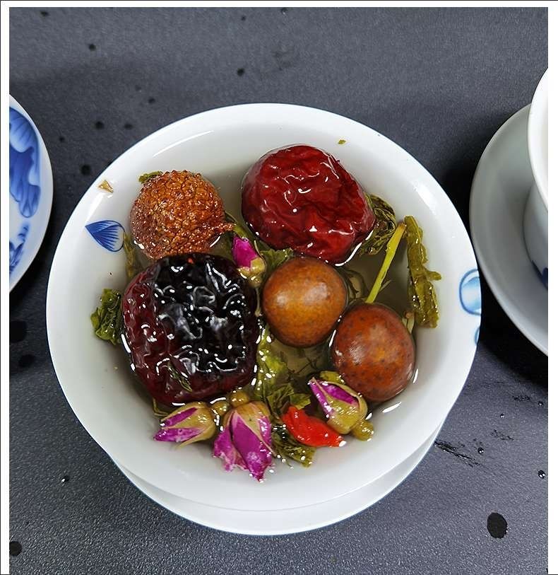 兰州菊花三炮台茶玫瑰三泡台八宝盖碗茶50克15袋小袋多口味自用绿色