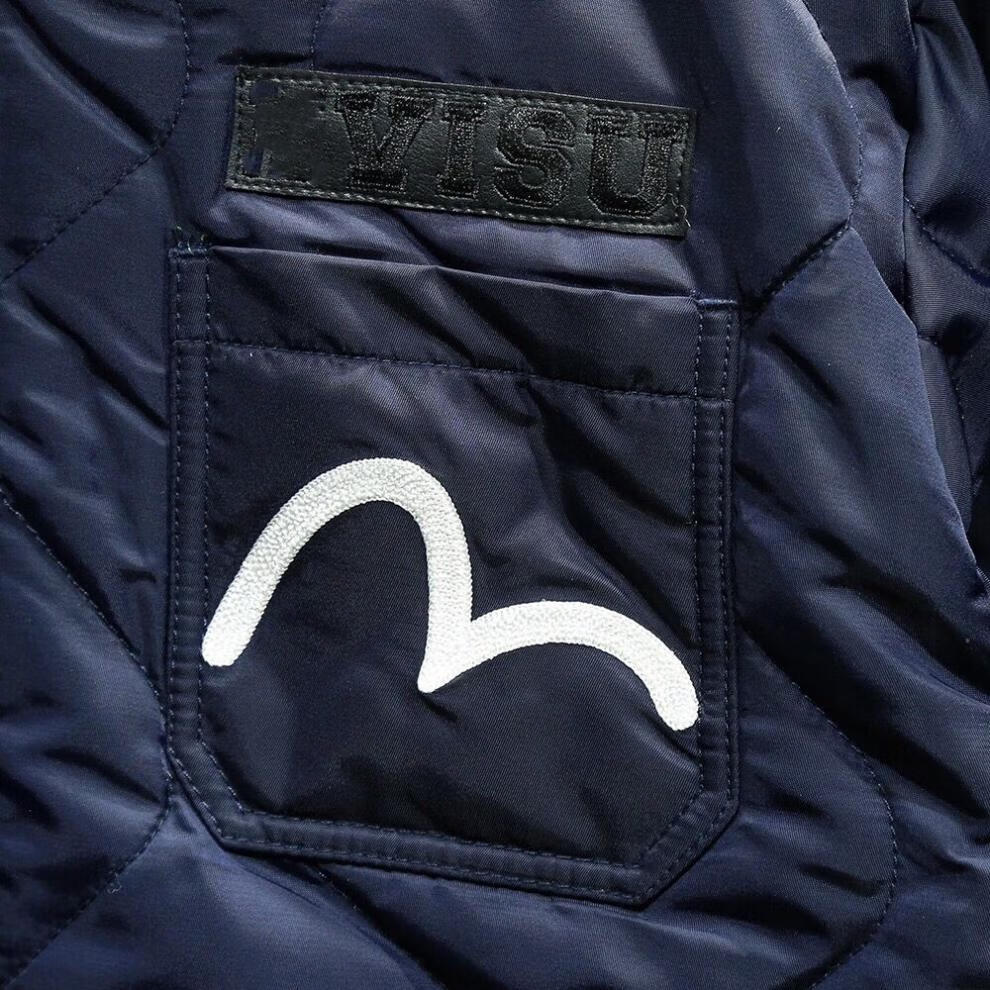 evisu福神2022秋冬新款大佛头刺绣棒球服男女同款休闲潮流夹克外套