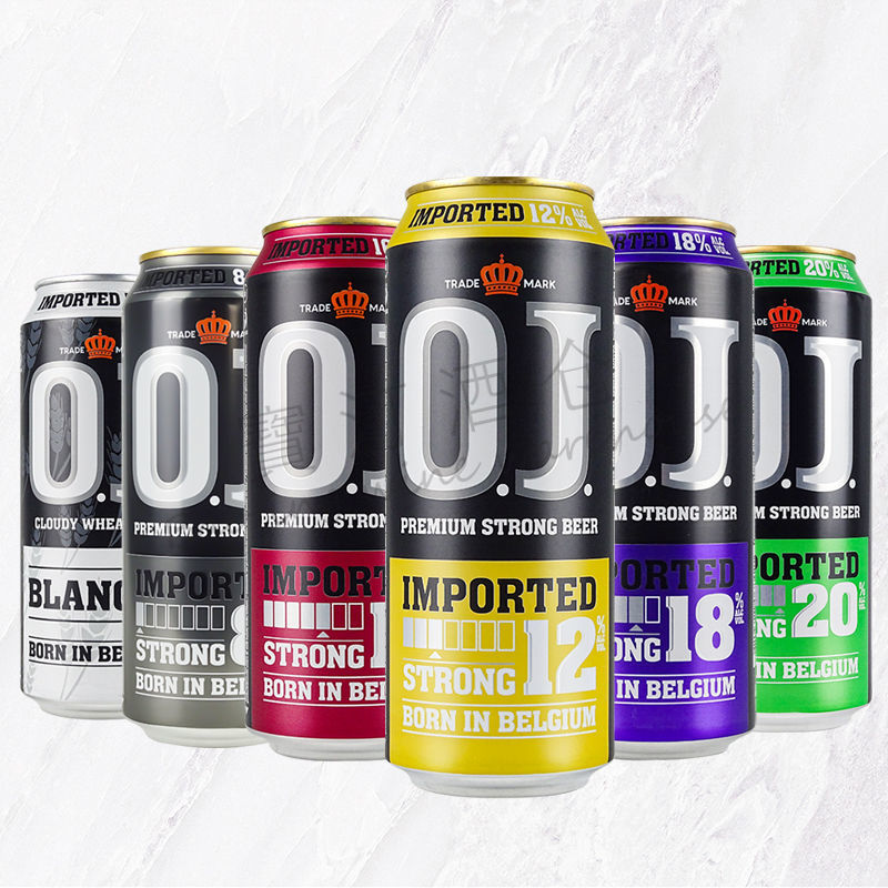 oj强劲烈性啤酒 橙色炸弹12度16度18度20度进口精酿组合啤酒500ml 16