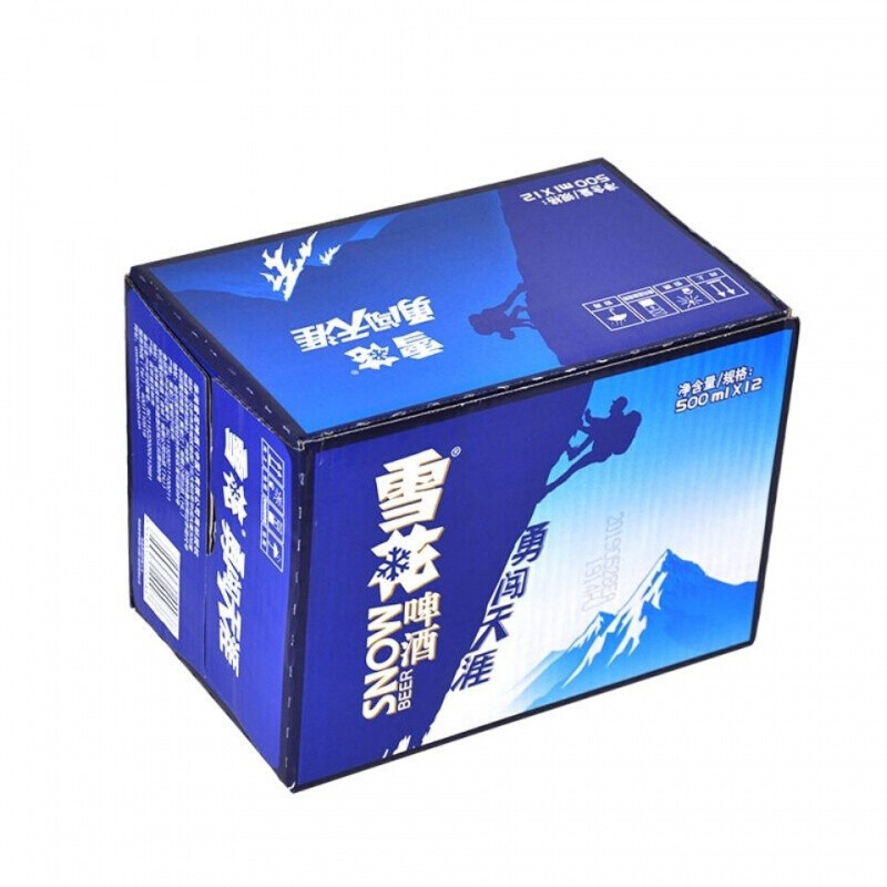 雪花啤酒500ml12听雪花啤酒勇闯天涯整箱罐装清爽聚会饮品勇闯天涯500